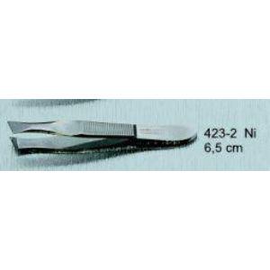 Pincet 6.5cm nikkel 423-2