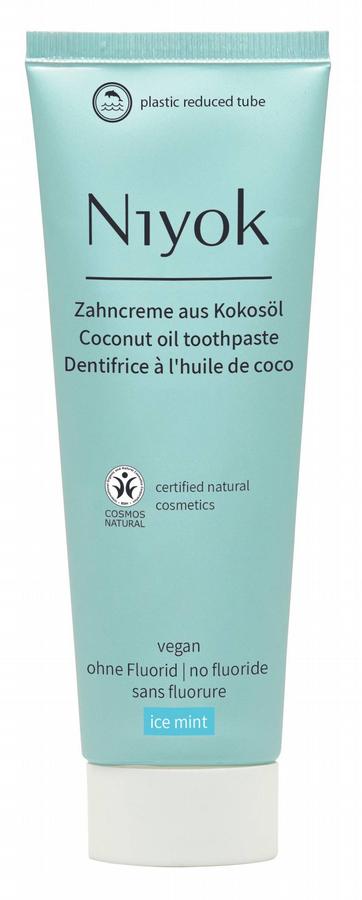 Coconut toothpaste vegan ice mint