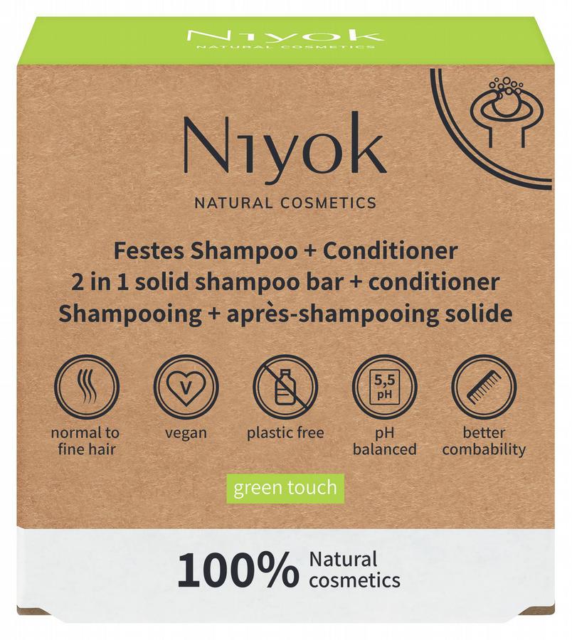 2/1 shower + conditioner bar green touch 80 gr