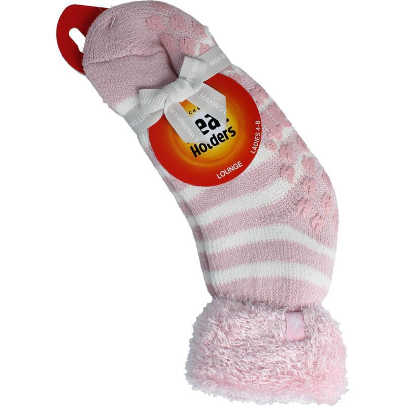 Ladies lounge socks 4-8 37-42 pink