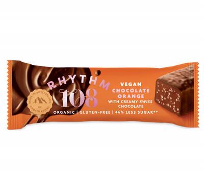 RHYTHM 108 swiss chocolate orange 33 gram