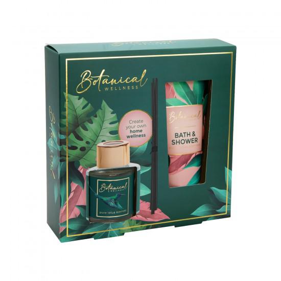 botanical badgeschenkset met geurstokjes