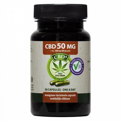 Jacob Hooy CBD capsules 50mg 30st