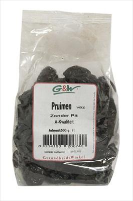 Pruimen zonder pit zak 500 gram