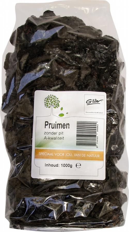Pruimen zonder pit zak 1000g