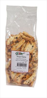 G&W Soja keks zak 250 gram