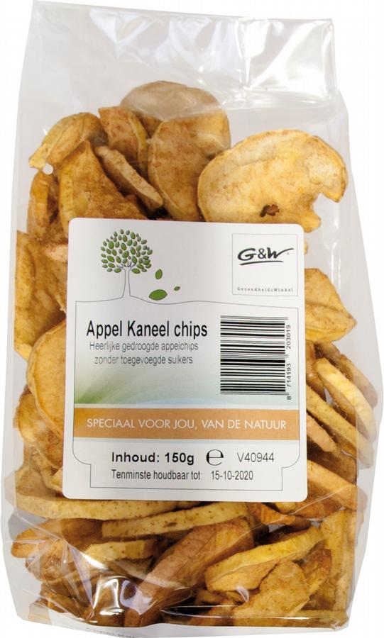 Appel kaneelchips 150 gram