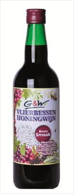 G&W Vlierbessen honingwijn 750ml