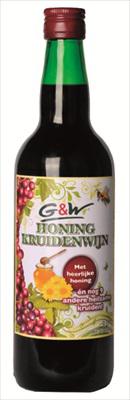 Honing kruidenwijn 750ml