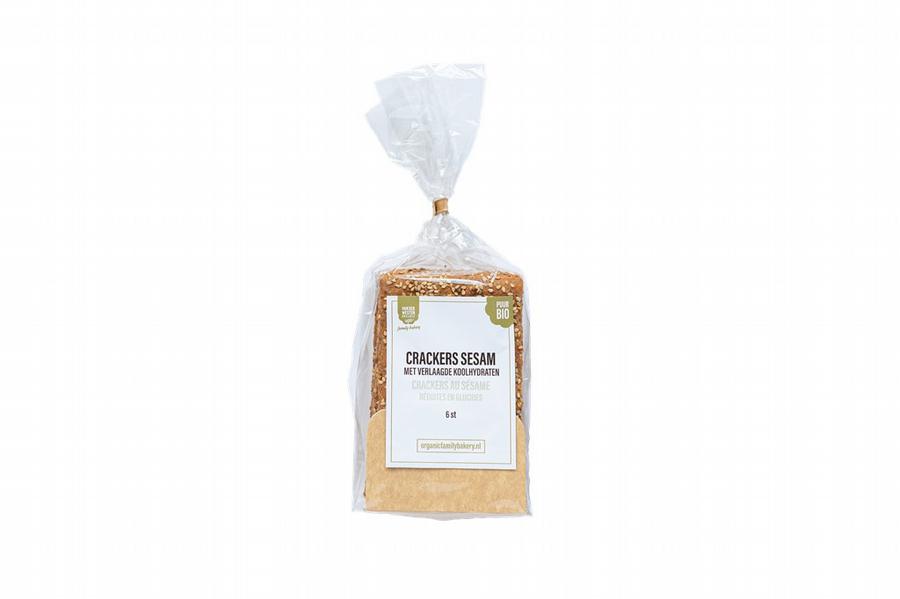 Crackers Koolhydraatarm Sesam Bio