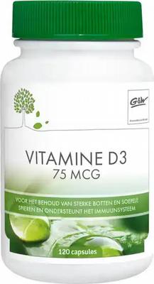 G&W gezond en wel vitamine d3 75 mcg 120 caps