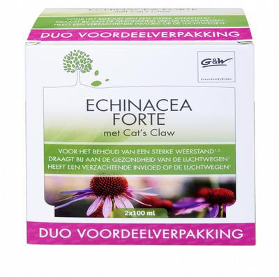 G&W Echinacea plus cat's claw duo verpakking