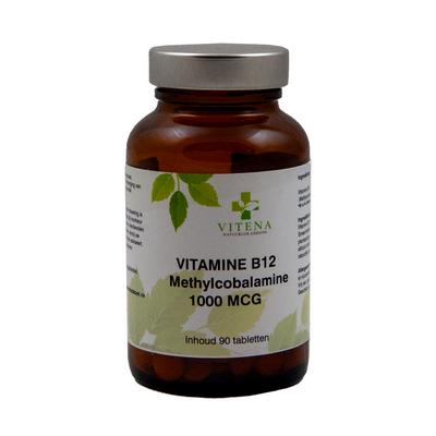 VITENA vitamine b 12 1000 mcg methylcobalamine kauw-zuig tabletten