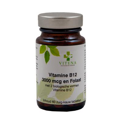 VITENA vitamine b12 3000 mcg & folaat
