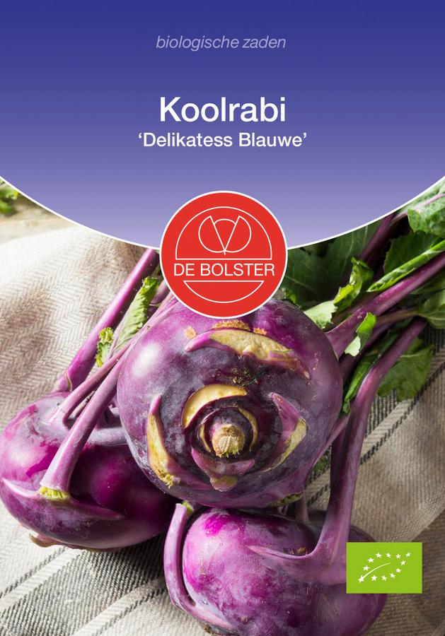 Koolrabi 'delikatess blauwe'