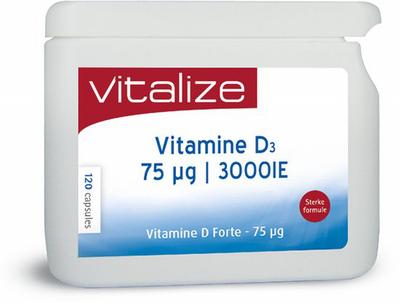 Vitalize vitamine d 75 ug kleine bbv 120 capsules