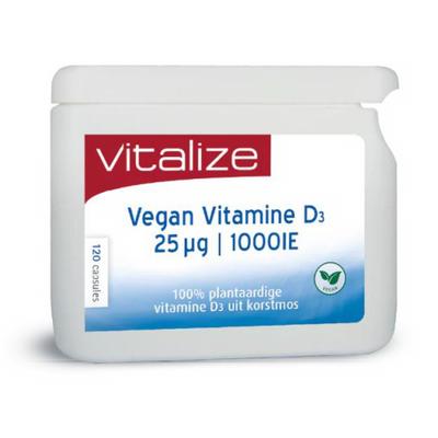 Vitalize Vegan vit d3 25mcg / 1000 i.e. 120 capsules