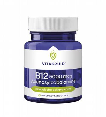 Vitakruid Vitakruid B12 5000 mcg Actief Adenosylcobalamine