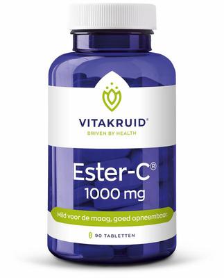 Vitakruid Vitakruid Ester-C Vitamine C 1000 Flavonoiden Rozenbottel