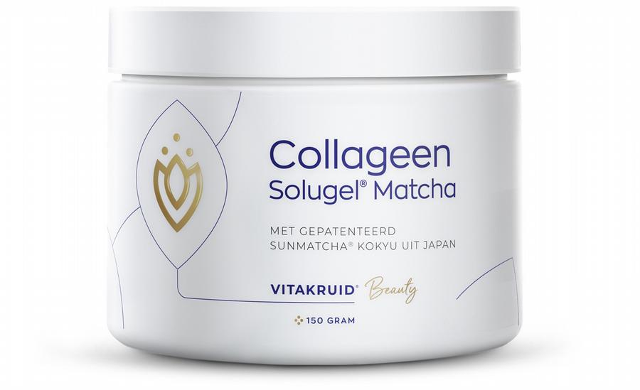 Vitakruid Matcha collageen met sunmatcha & solugel