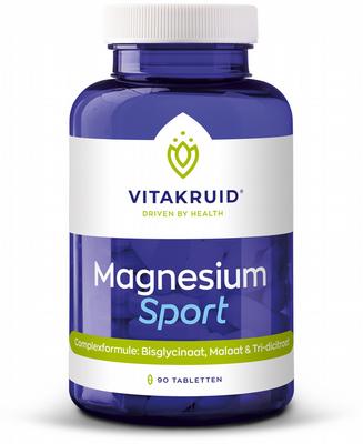 Vitakruid Vitakruid Magnesium sport bisglycinaat malaat tri-dicitraat