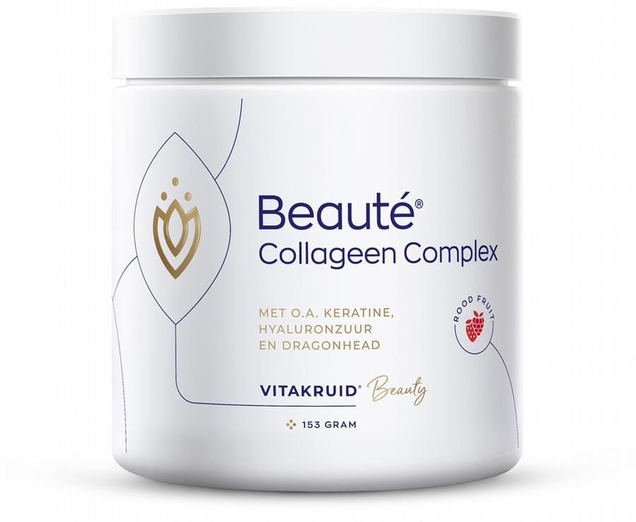 Vitakruid Beaute collageen rood fruit keratine hyaluronzuur