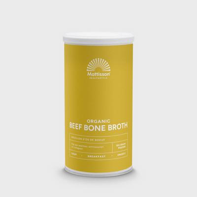 Mattisson Organic beef bone broth botten bouillon bio