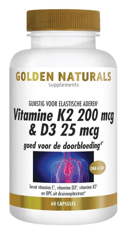 Vitamine K2 200mcg & D3 25mcg