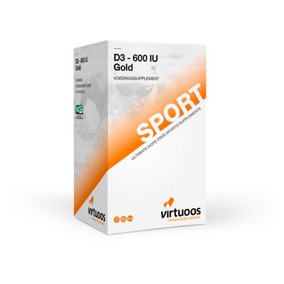 VIRTUOOS D3-600 iu gold&nbsp;| 90&nbsp;capsules 90 caps