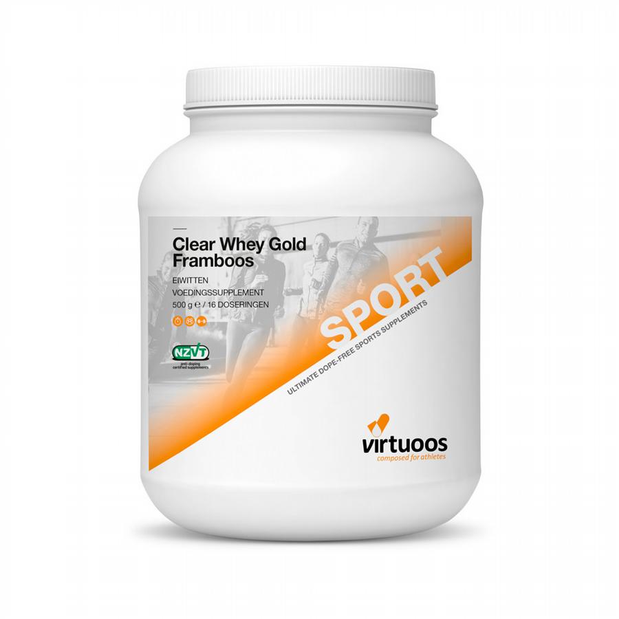 clear whey gold framboos