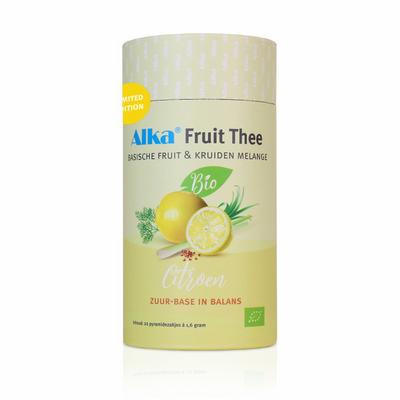 Alka fruitthee - biologisch - citroen 22 filters