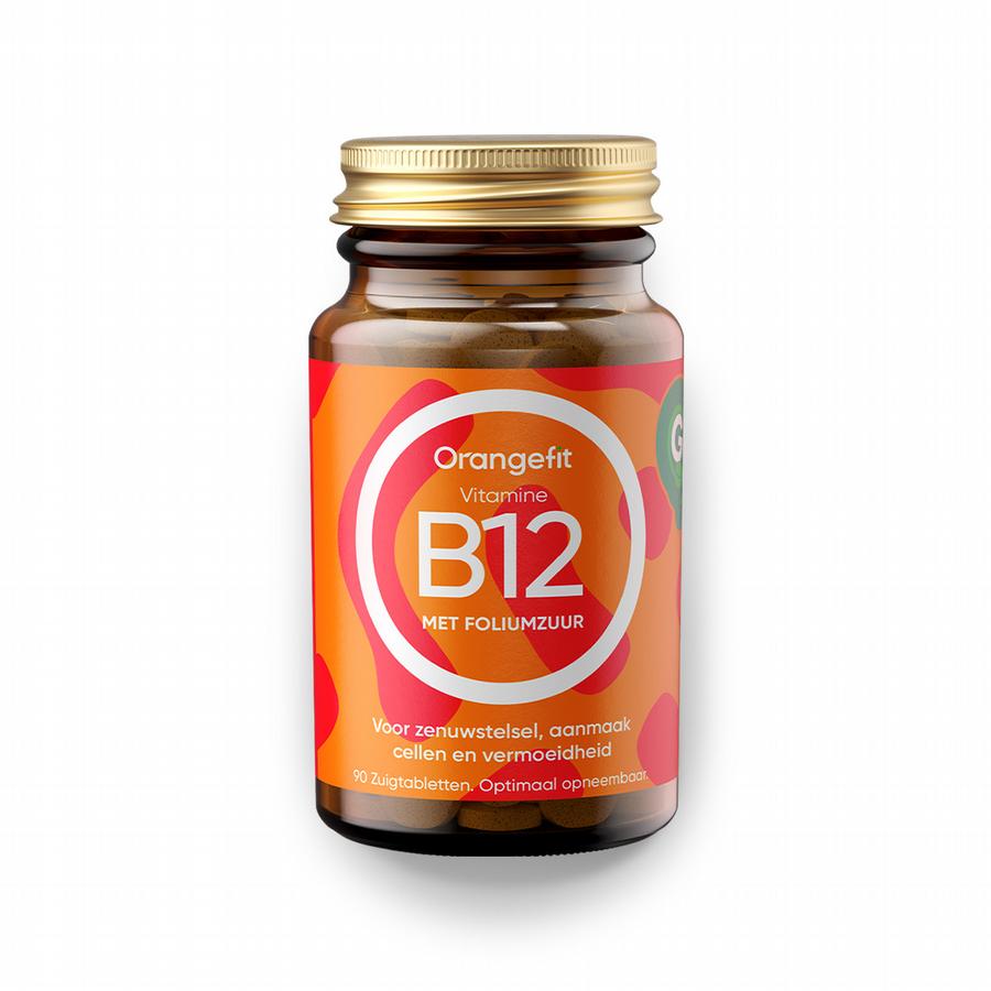 Orangefit Vitamine b12 vegan zuigtabletjes
