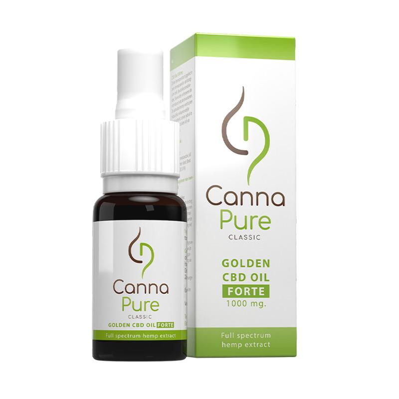 canna pure golden cbd oil 10% 10 ml