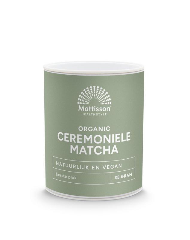 Biologische ceremoniele matcha poeder