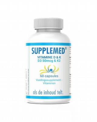 Supplemed Vitamine d3 50mcg & k2 75mcg