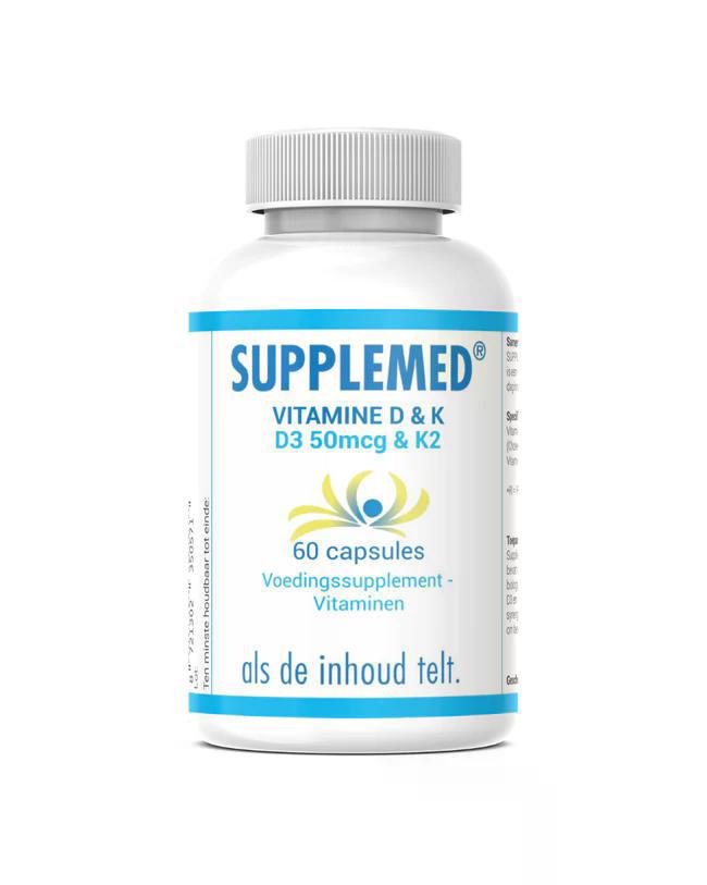 Vitamine d3 50mcg & k2 75mcg