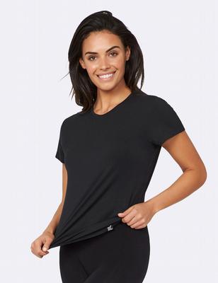 Boody Women's crew neck t-shirt black m