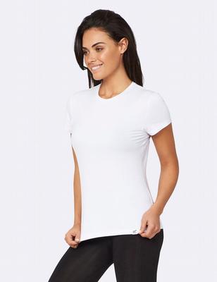 Boody Women's crew neck t-shirt white l