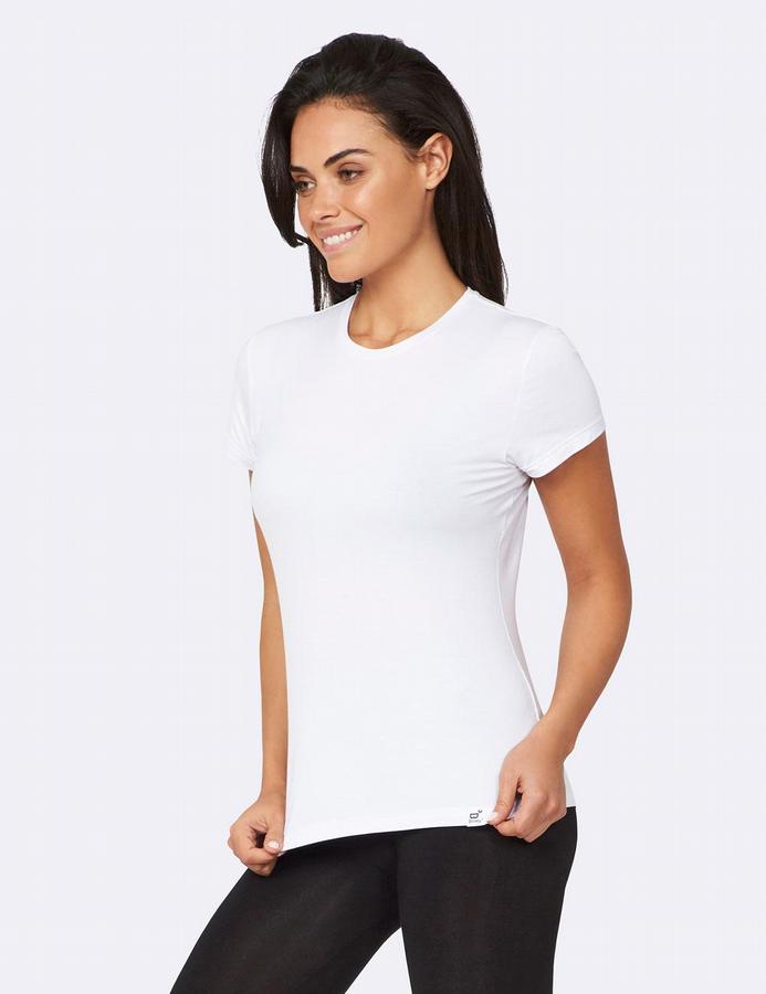 Women's crew neck t-shirt white l