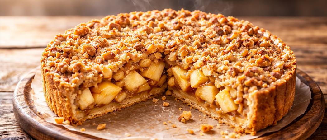 Gezonde Appeltaart van Speltmeel Recept