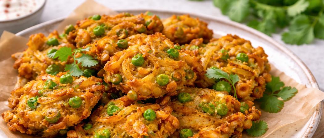 Recept: Baji met ui en doperwt