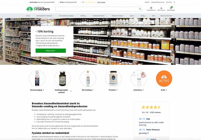 Onze nieuwe webshop staat live