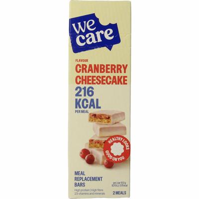 WeCare Meal replacement bars cranberry cheesecake