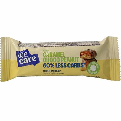 WeCare Lower carb bar caramel choco peanut