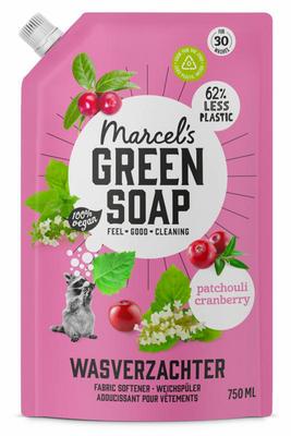 Marcel's Green Soap Wasverzachter patchouli & cranberry navulling