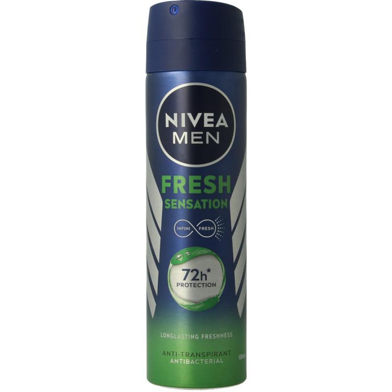 Men deodorant spray fresh sensation