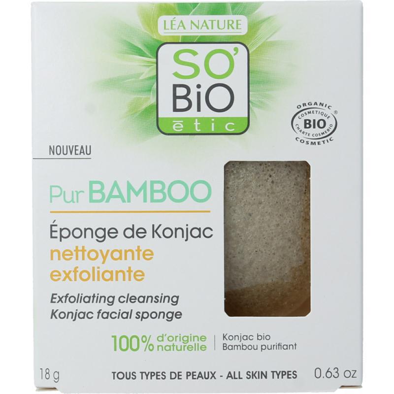 Bamboo konjac sponge