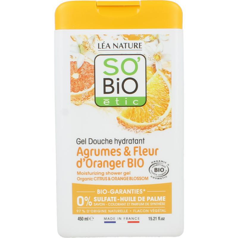 Showergel citroen orange blossom