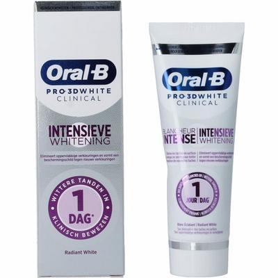 Oral B Tandpasta 3D white clinical radiant