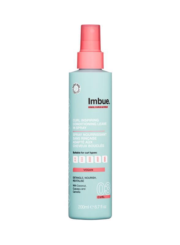 Curl inspiring conditoner leave in spray